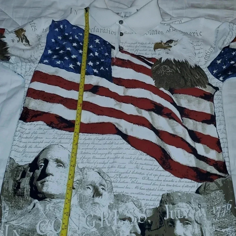 American Summer Clothing Company Men’s Polo Shirt Size M - Picture 13 of 14